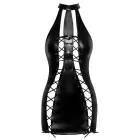 Noir Laced Powerwetlook Dress – Black – S — Photo 6