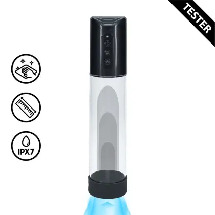 HyperPump - Laetav peenise pump - Gun Metal - Tester