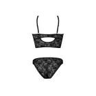 Exposed by Magic Silk Underwired Bralette and Panty Set – Black – XXL — Photo 5