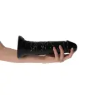 Italian Realistic Dildo with Suction Cup – 25.5 cm (10″) – Black — Photo 5
