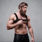 Fetish Submissive Attitude Chest Harness for Men – Black – L — Photo 6