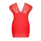 Sydney сорочка и стринги – красное – XXL+ Фото num