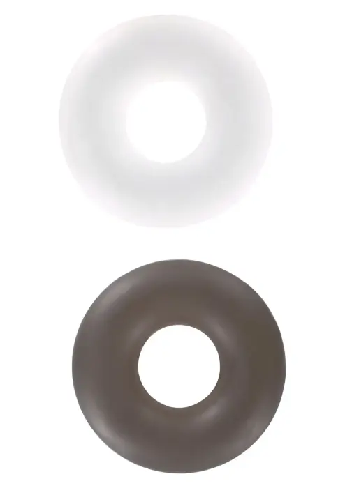 Stud Rings 2-Pack – Clear