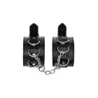 Anonymo handcuffs, PU leather, black, 26.5 cm Foto 4