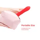 Nirvana Raudonas trijų taškų triušio vibratorius – 22.4 cm (8.8″) — Nuotrauka 11
