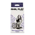 Disco Diamond Plug – M – Silver — Nuotrauka 3