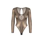 Soranna Long Sleeve Bodysuit with Gold Sheen – S/M — Photo 6