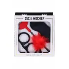 Sportsheets Ex's & Oh's Kiss Kit – чувственный набор для игр с силиконовыми наручниками — Фото 1