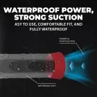 CyberPulse Automatic Waterproof Penis Pump – Metallic Red — Photo 4