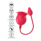 Blushing Rose – 3-in-1 gaisa pulsa, piesitienu un vibrācijas stimulatoru komplekts — Foto 3