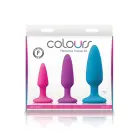 Colours Pleasures 3-osaline anaaltreeningu komplekt – Värviline — Foto 2
