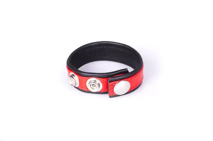 Rainbow Leather Ball Stretcher – Black & Red
