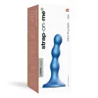 Dildo Plug Balls Metallic Blue - S Photo