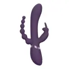 Rini Pulse Wave Double Penetration Rabbit Vibrator – 20 cm – Purple — Photo 3