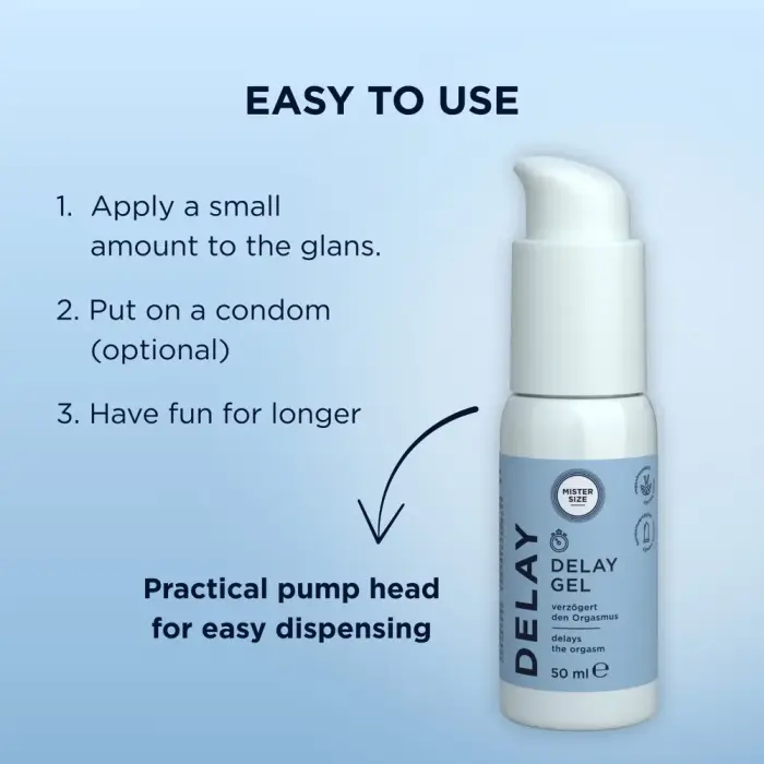 Mister Size Delay Gel – 50 ml Photo