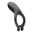 OptiMALE Rechargeable Vibrating Cock Ring – Black — Photo 3