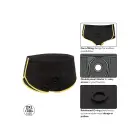 Boundles Brief ремень в стиле трусиков – чёрный/жёлтый – L/XL — Фото 3