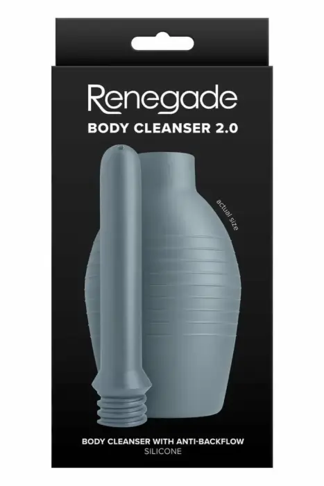 Renegade Body Cleanser 2.0 – higiēnas balons – pelēks – 24,7 cm