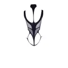 Cyllene XLVIII High-Neck Bodysuit – Black – One Size — Photo 8