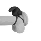 Power Clit Duo силиконовое кольцо для члена – черный — Фото 4