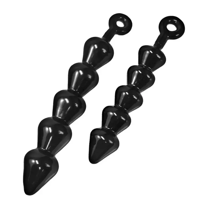 Anal Links Extra Large Anal Beads – 39.5 cm (15.5″) – Black