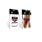 Jockstrap sporta apakšbikses – Black and Red Zebra – M — Photo 6