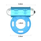 LoveToy Lumino Play Vibrating Penis Ring – glow in the dark – TPE – outer Ø 38 mm / inner Ø 19 mm — Photo 2