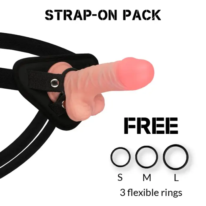 RockArmy kahekihiline Panzer strap-on dildo – 17 cm (6.7″)