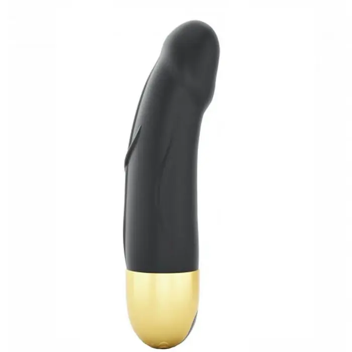 REAL VIBRATION S Uzlādējams vibrators – 16.2 cm (6.37″) – melns