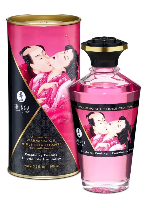 Aphrodisiac Warming Massage Oil – Raspberry – 100 ml