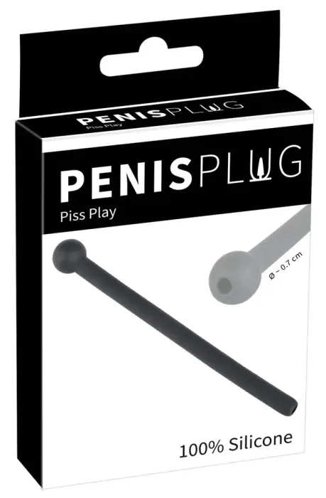 Penis Plug Piss Play – Black