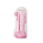 Realistlik dildo munanditega – 28 cm (11″) – Läbipaistev — Foto 1