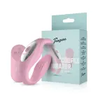 Teazers C-forma trusīša pāru vibrators ar tālvadību – rozā — Foto 2
