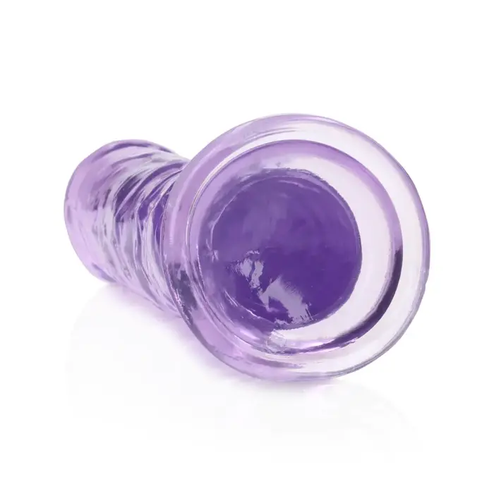 Taisns reālistisks dildo ar piesūcekni – 20 cm (7.9″) – Violets Foto 4