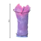 EPIC Eris Cyclops silikono masturbatorius – 18 cm – mėlynas-auksinis — Nuotrauka 3
