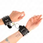 KINK O-Ring Adjustable Wrist Restraints – Black – 20-28 cm — Photo 4