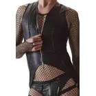 Regnes CRDSET002 Wet Look Bodysuit and Jockstrap Set – Black – M Photo