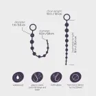 Basic anālo bumbiņu ķēde – 25.4 cm – Rozā Foto 4