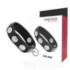Darkness Adjustable Leather Performance Ring – Black — Photo 1