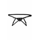 SPORTSHEETS Velvet Noir Strap-On Harness – marbled faux leather – hips up to 152 cm — Photo 2