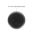 Realistiškas daugiagreičio vibratorius – 19 cm (7.5″) – juodas — Nuotrauka 5