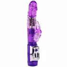 BAILE Super Sex dubultas darbības rotējošs truša vibrators – 23 cm (9″) – rozā — Foto 2