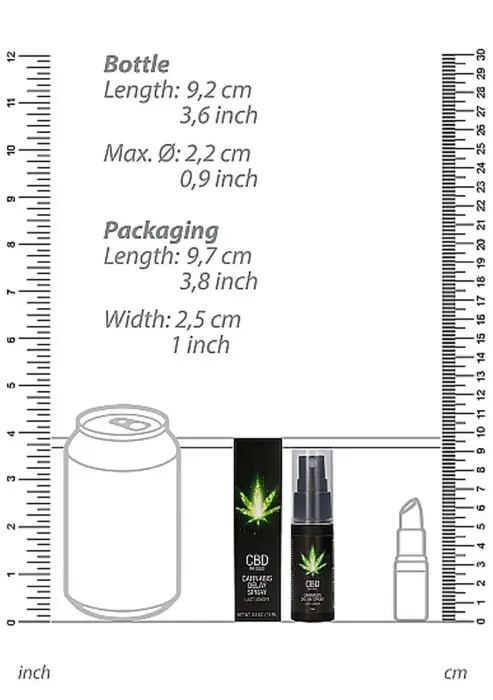 CBD Cannabis aiztures aerosols – 15 ml Foto 6