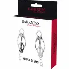 Darkness Adjustable Metal Clamp Set with Chain – Silver — Photo 4