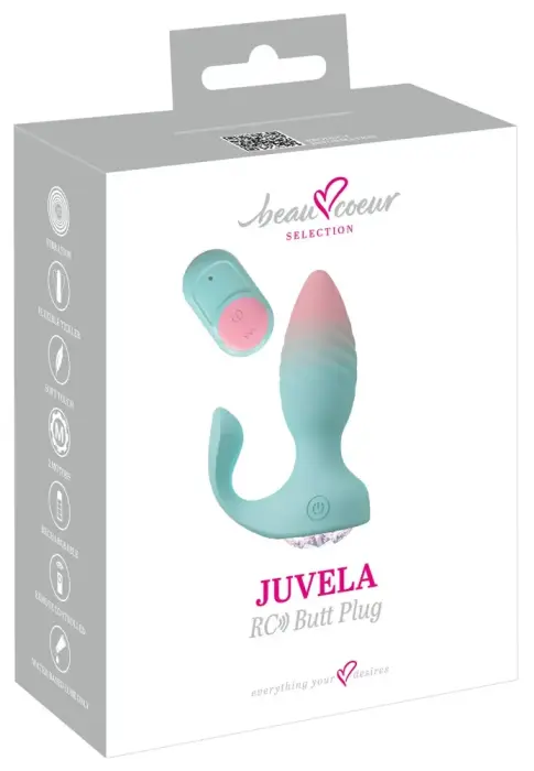 beau coeur Juvela RC Butt Plug – 11.5 cm (4.5″) – Purple Photo