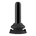 Thumby - Sile klaasist vibraator iminapaga – 15 cm (6″) – Must — Foto 9