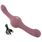 Turbo Shaker Double Lover vibrators – 30 cm – rozā Foto 11