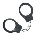 Classic Metal Handcuffs – Black — Photo 3