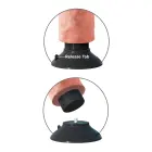 KC 8 realistlik painduv vibraator munanditega – 24 cm (9.4″) – nahavärv — Foto 5