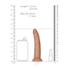 Slim reālistisks dildo ar piesūcekni – 15.5 cm (6″) – Miesas krāsa Foto 5